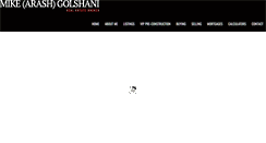 Desktop Screenshot of mikegolshani.com