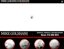 Tablet Screenshot of mikegolshani.com